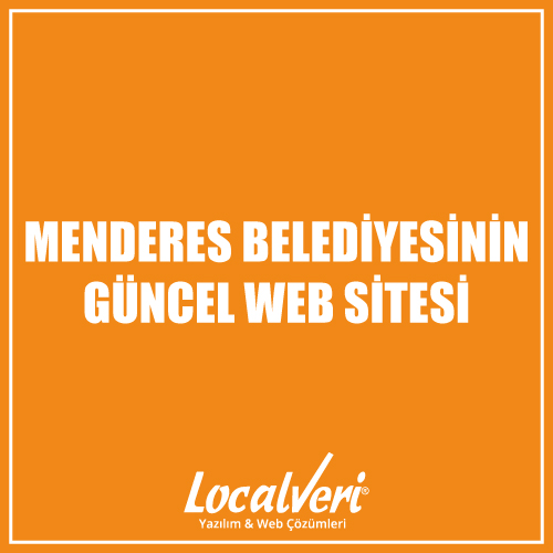 Menderes Belediyesi Web Sitesi Güncelleme