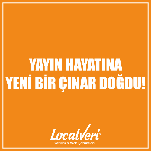 Yayın Hayatına Yeni Bir Çınar Doğdu
