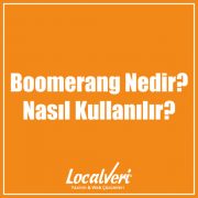 Boomerang Nedir? Nasıl Kullanılır?