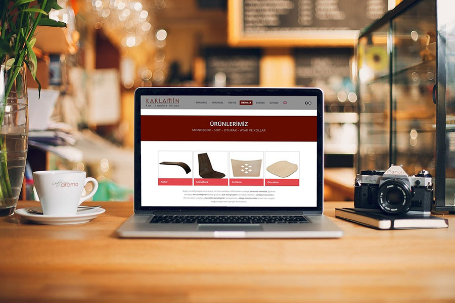 sandalye mobilya website tasarımı